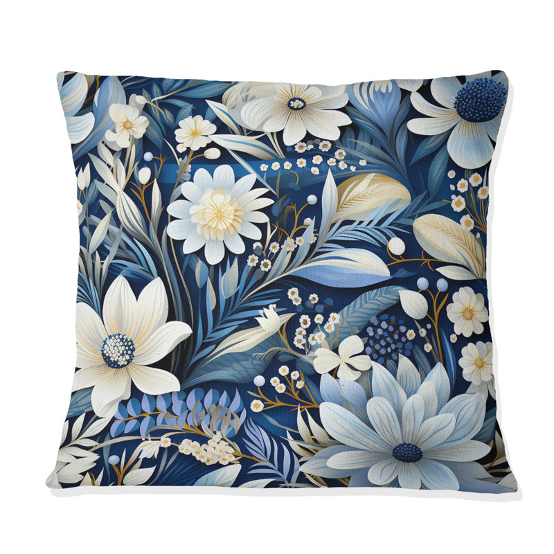 Coussin Coastal Flora And Fauna, H 18 po x l 18 po
