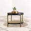 Table de bout ronde noire