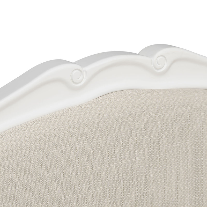 Lemaire Upholstered Bed, Antique White, Super King (6')