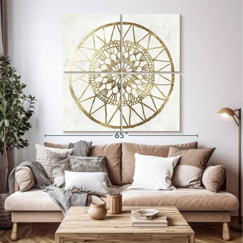 Avery Gilded Star II, 50" H x 50" W