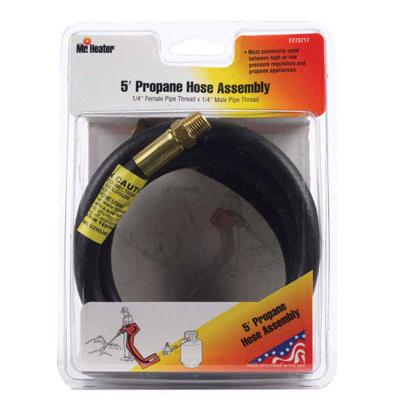 5' Propane Appliance Extension Hose Assembly
