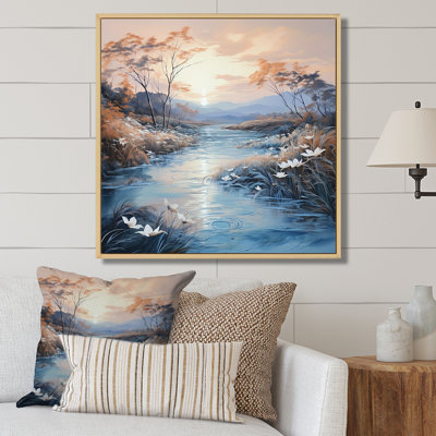 «Lakes Rivers Charm», impression d'art sur toile