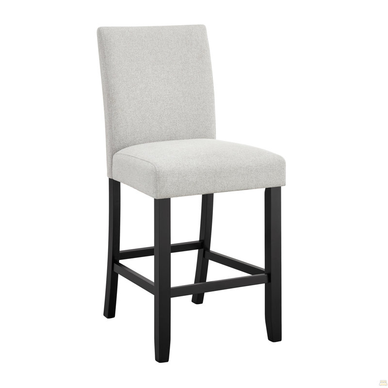 Fabric Upholstered Counter-Height Dining Chair 2Pc Set
