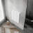 12" Bathroom Side Cabinet, 3-Soft Close Doors, Float Mounting Design, 12*3(Kd-Packing)