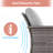 9 Pieces Patio Set with 3-Seater Sofa, PE  Rattan Patio With Thick Cushions and Sturdy Frame-1512158990