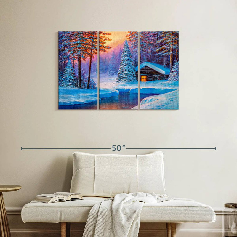 Alvord White Christmas, 24" H x 38" W