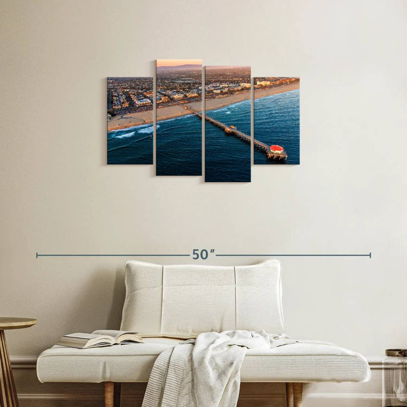 Dock at huntington beach Aletra, H 22 po x l 36 po