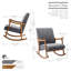 Solid Wood Rocking Chair-1029552057