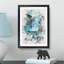 Waterfall Path in Iceland - Picture Frame Graphic Art Print-56924393-56924397