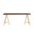 Kesden Solid Wood Brass Writing Desk