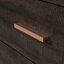 Bureau en L, finition noire