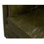 Fauteuil Chesterfield en cuir grainé de 51 po de large Savile