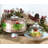 Mistletoe Glass Cake Stand