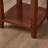 Spacious flower shelves with rounded corner drawer