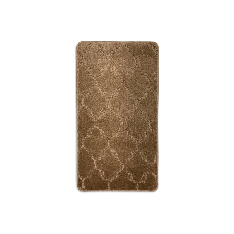 Tapis de bain Sakamoto, H 32 po x l 17,5 po x P 0,3 po, Taupe