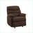 Recliners, Classic Dark Brown Motion Recliner | Microfiber | Synthetic Wood-1189638590