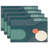 4-Piece Polyester Rectangle Dining Table Placemat