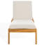 Caledonia Brazilian Teak Chaise Lounge