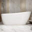 Baignoire de trempage autoportante en acrylique 55 po. X 27,55 po.