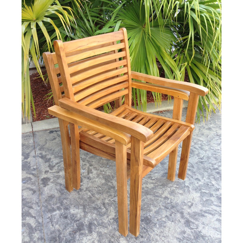 Cilla Outdoor Teak Dining Armchair