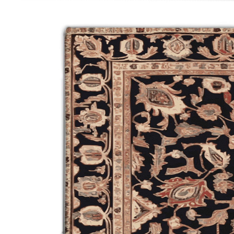 Tapis d'intérieur et d'extérieur brun Persian, Rectangulaire 2 pi x 3 pi