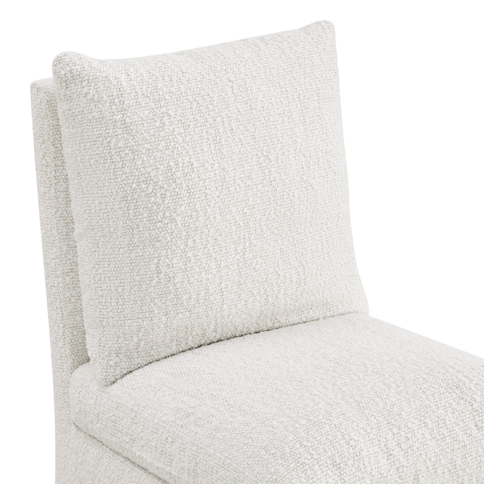Alayaa Upholstered Side Chair, Merino Pearl