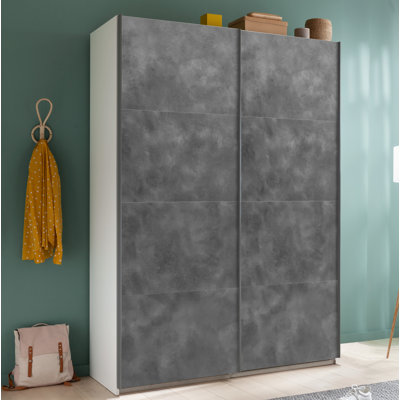 Systema 2 Door Manufactured Wood Wardrobe