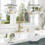 Willow Single-Handle Pull Down Sprayer Kitchen Faucet with Infrared Sensor, Soap Dispenser and Deck Plate-76655478
