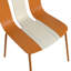 Ensemble de 4 chaises à blocs de couleur à rayures modernes-323585141