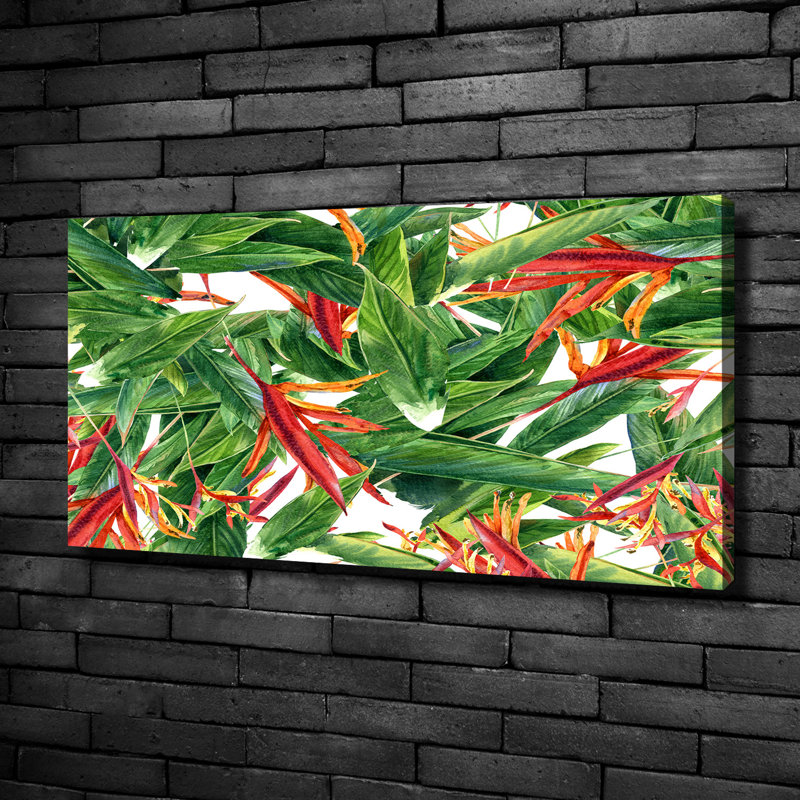 Floral Pattern - No Frame Print on Canvas