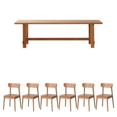 Rectangular 35.43'' W Dining Set