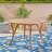 Outdoor Wood Table 47, Finish, Solid And Heavy Frame, To Wear, Patio Use 47X47x30 Inches, Natural Resistance Elements, Setup-854294828