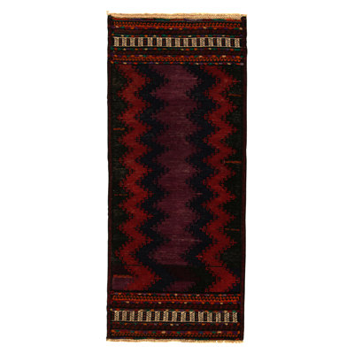 One-of-a-Kind 2’ X 4’6" Hand Knotted Area Rug