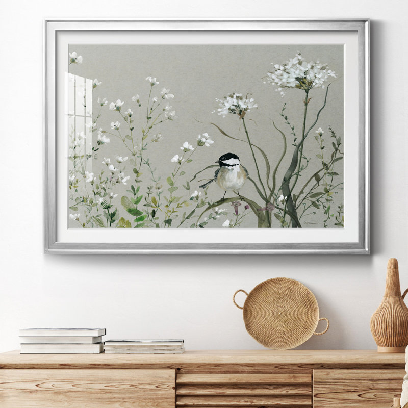 Bouquet de Grace Meadow II - cadre photo, H 26,5 po x l 36,5 po x P 1,5 po, Argent