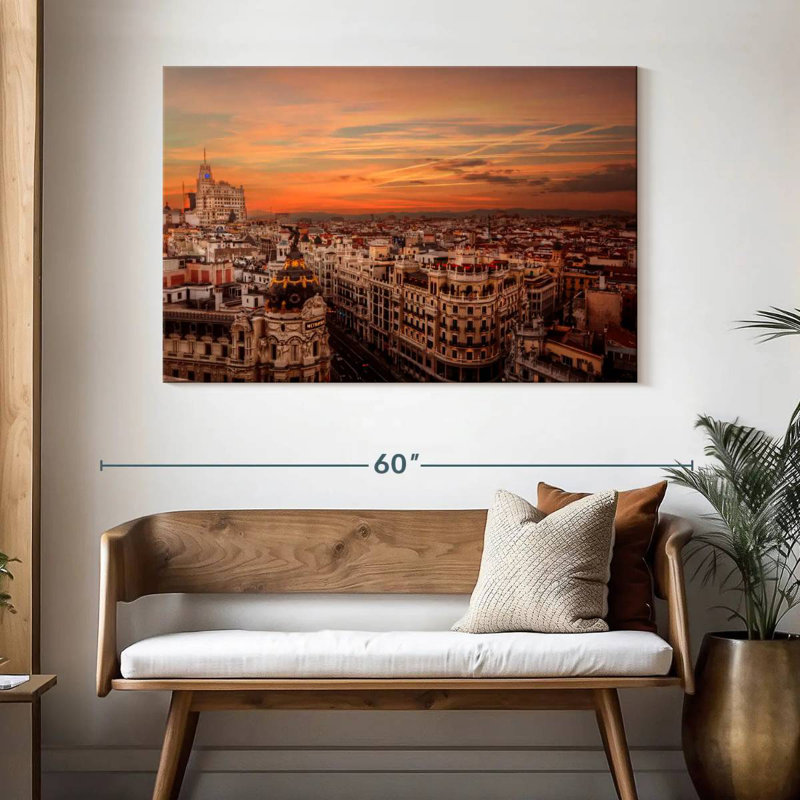 Sireci Madrid Sunset, 32" H x 48" W