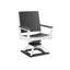 Berlin Gardens Mayhew Regular Top With White Base Chat Swivel Rocker Dining Chair-361628572