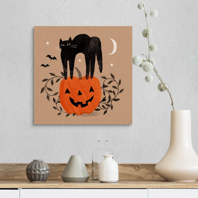 «Graphic Halloween I» par Victoria Barnes, reproduction d'art sur toile