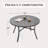 Alyah Round Metal Outdoor Dining Table-646891731