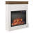 Tereza 29.7'' W Electric Fireplace & Mantel Package with 4600 BTU-914779037