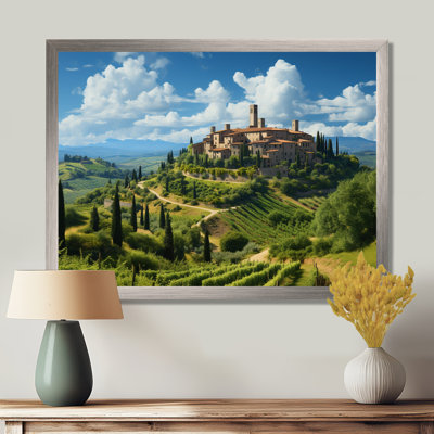 Italy San Gimignano II On Canvas Print