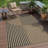 Woven Jute Non-Slip Area Rug