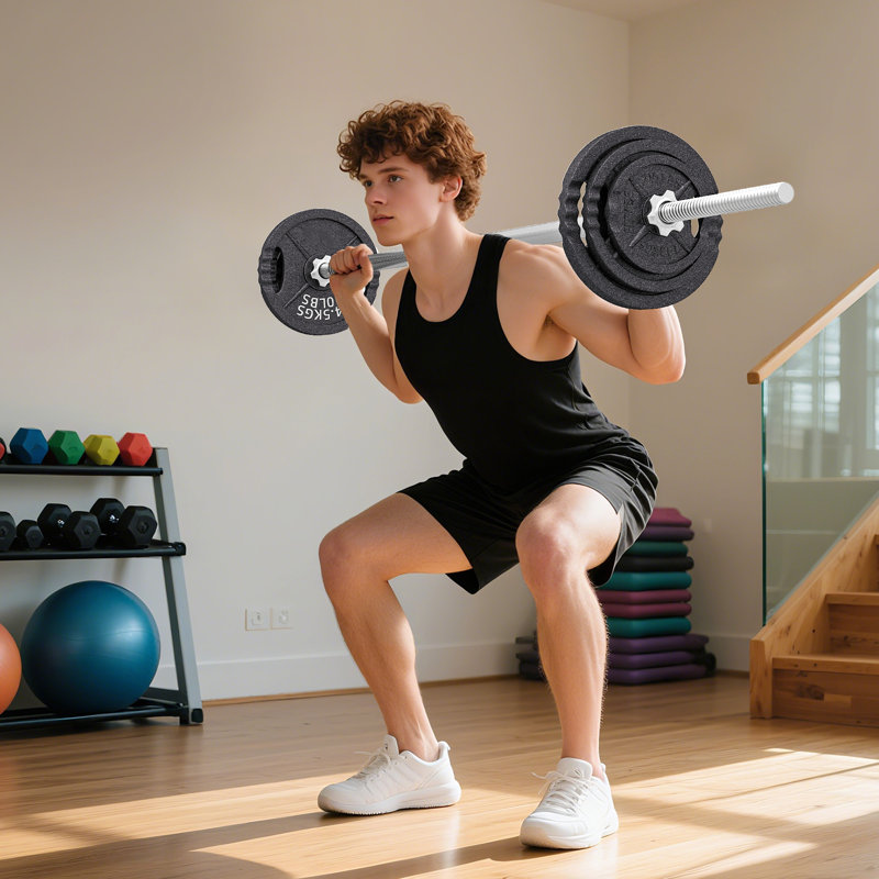 Ensemble d'haltères réglables, ensemble de poids 2 en 1 pour salle de gym à domicile, 112 lb