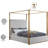 Jones Upholstered Canopy Bed-64837604