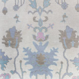 Ina Hand Knotted Wool Floral Area Rug