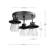 Catalapa Glass Semi Flush Mount