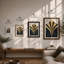 Sunburst Elegance Art Deco - Framed Print-2129327940-2129327942