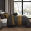 Ensemble d'édredon réversible 100% satin de coton 5 pièces Bebejan Golden Hex-119345204