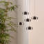 Luminaire suspendu à dôme en grappe 5 lumières Chana-1034471061