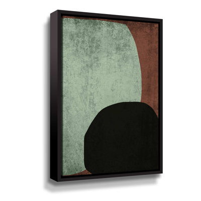 Mid Century Modern Art Abstract Shapes III, Mid Century Modern Art Abstract Shapes III par - Impression sur
