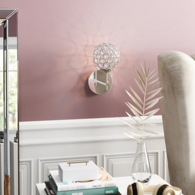 Brecksville Wrought Iron Armed Sconce